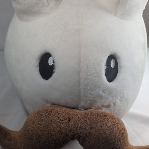RARE 24" Happy Labbit Frank Kozik x KidRobot Rabbit Bunny Mustache Plush White - Picture 12 of 14